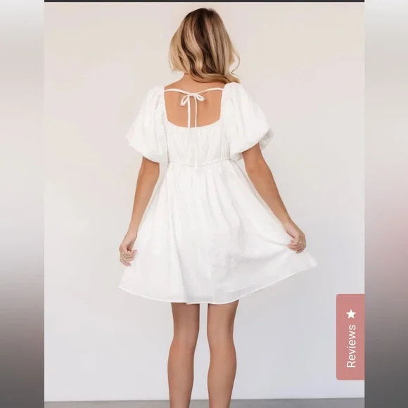 Baltic Born White Mini Dress - Picture 6 of 7